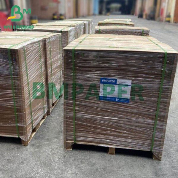 High Strenth Extensible Bag Paper 75gsm 80gsm 85gsm Virgin Brown Kraft Paper  Высокопрочная расширяемая сумка бумаги 75 ггм 80 ггм 85 ггм девственная коричневая крафт-бумага