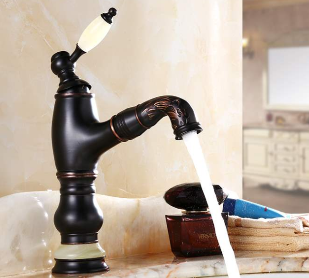 CE Retractable European Antique Pull Out Retro Bathroom Sink Faucets