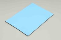 Sky Blue Indoor Acp Sheet Edifício Decoração 4MM exterior revestimento de parede 48in X 96in