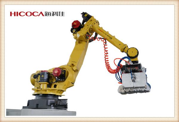 Automatic Robotic Bag Palletizer With PLC Touch Screen 1 Year Warranty