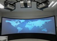 écrans de projection incurvés par 3D pour le cinéma, écran cylindrique argenté fait sur commande