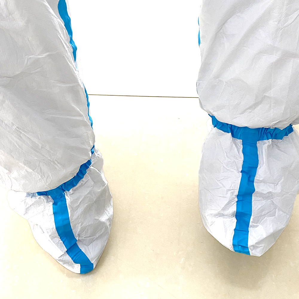 Не бахилы Хирургической крышки ботинка СФ Микропороус выскальзывания устранимые для здоровья