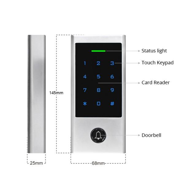 Lecteur de fond blanc de Rfid, lecteur ultra à haute fréquence de Rfid sans contact
