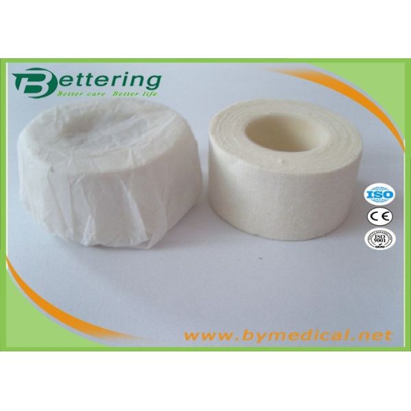Cotton Tearable Zinc Oxide Adhesive Plaster Tape with 1" / 2" / 3" / 4" Width