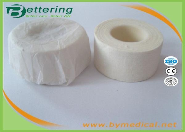 Cotton Tearable Zinc Oxide Adhesive Plaster Tape with 1 / 2 / 3 / 4 Width