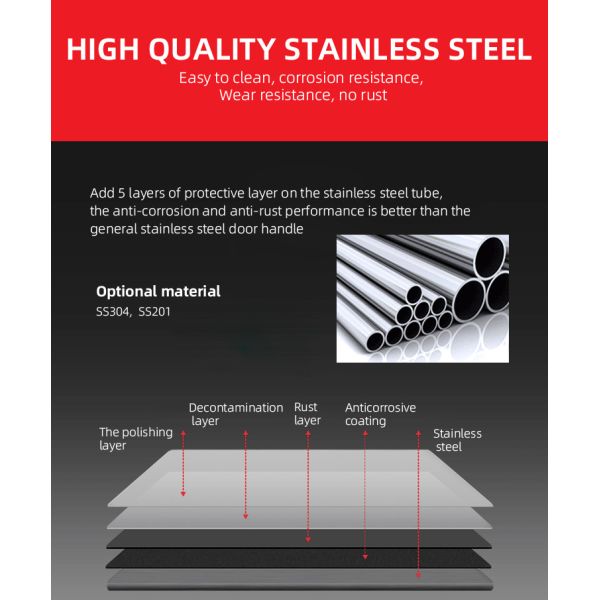 304 Нержавеющая сталь Сатин Золото Круглое Задние к Задние Вытягивайте стеклянные дверные ручки для гостиничных спа