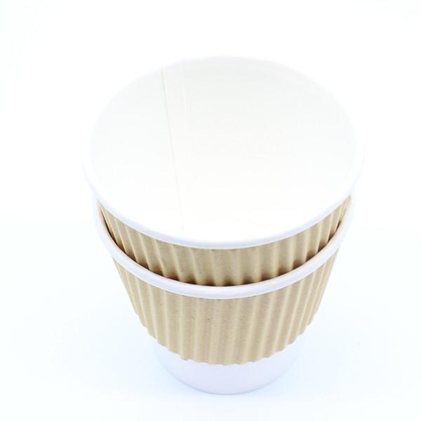Varnishing Hot Coffee Cups Disposable Paper  Custom Disposable Coffee Cups