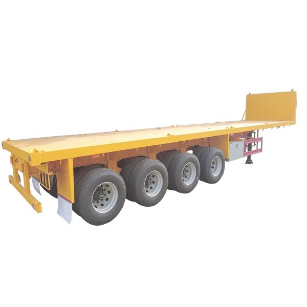 High Capacity 60 Tons Flatbed Truck Trailer for Container Transport by CIMC