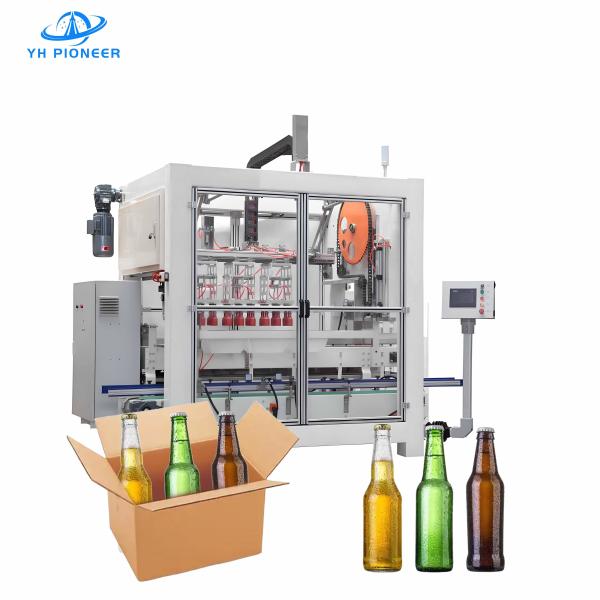 Beer Carton Packer Machine Suitable for Various Bottles Cans and Cups for Diverse Packaging Needs