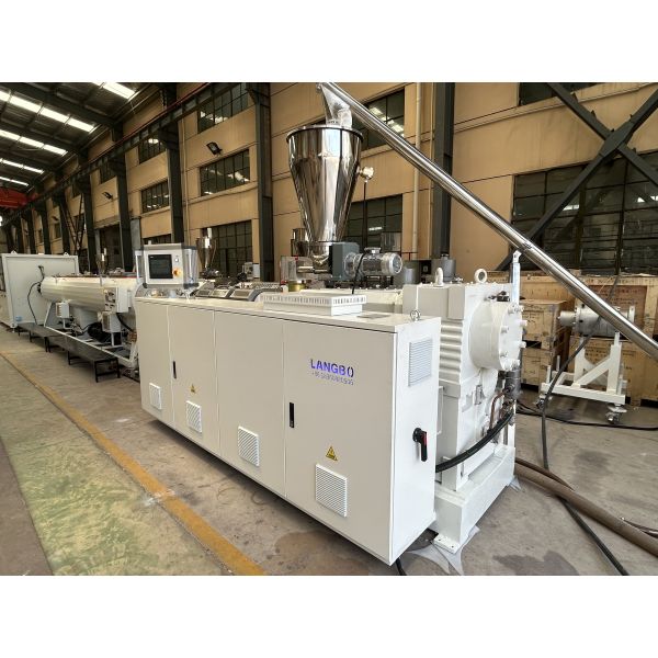 Smart Control 32-160mm Pvc Pipe Production Line High Output And Extrusion Speed