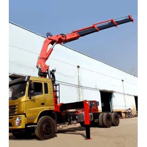 Cargo Truck Mounted Crane 4 -10 Ton Hydraulic Telescopic Boom Crane