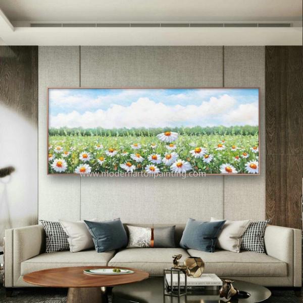 Abstract Palette Knife Oil Painting For Living Room Wall Art