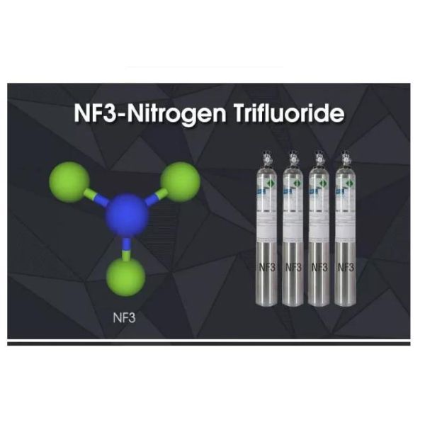 99.996% Electronic Cylinder  Gas Factory Price NF3  Nitrogen Trifluoride