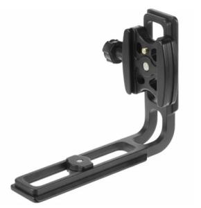 Black Anodized CNC Aluminium Parts For Quick Release Tripod Camera Mounting