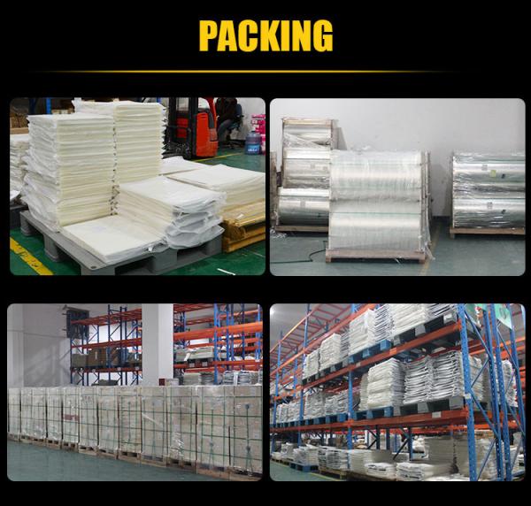 48*64cm Water Based Ink PET Offset Printing Film Chemical Resistance 75mic PET release film