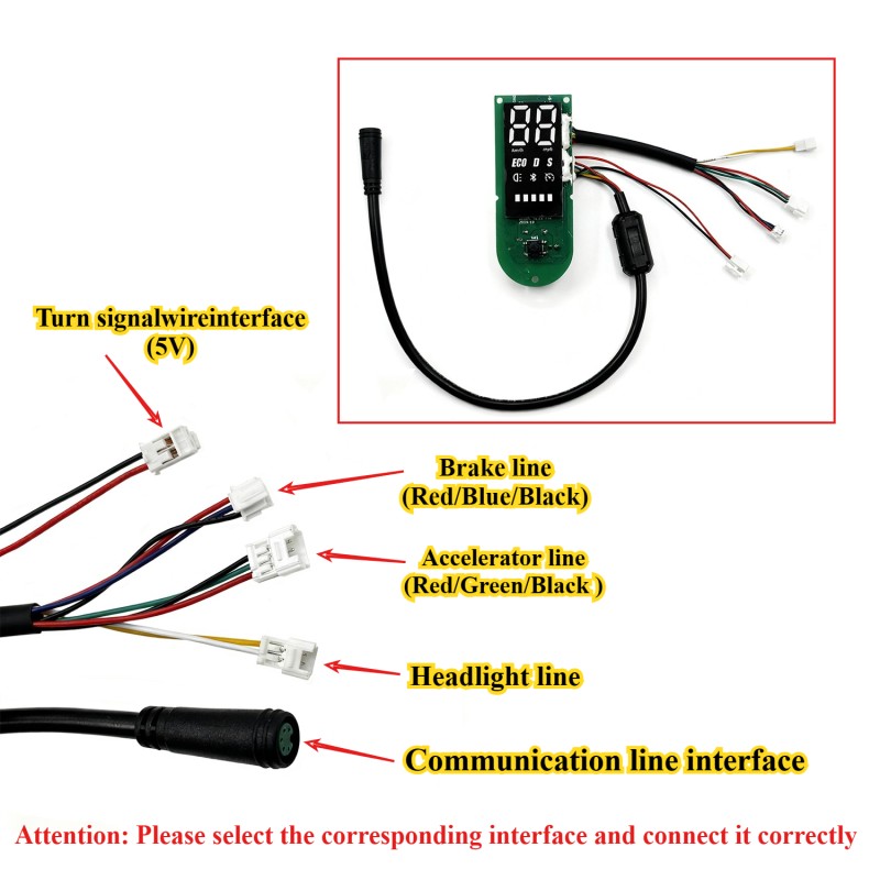 High Speed 58km/h ESC Controller Tuning Motherboard for Xiaomi 5 / 5 Pro Electric Scooter with ABS Material