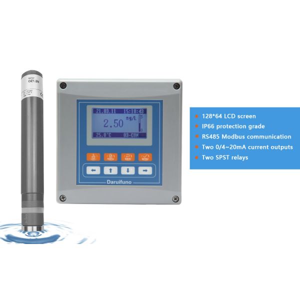 Supervisión en línea del transmisor desinfectante del ozono de Digitaces para el tratamiento de aguas IP66