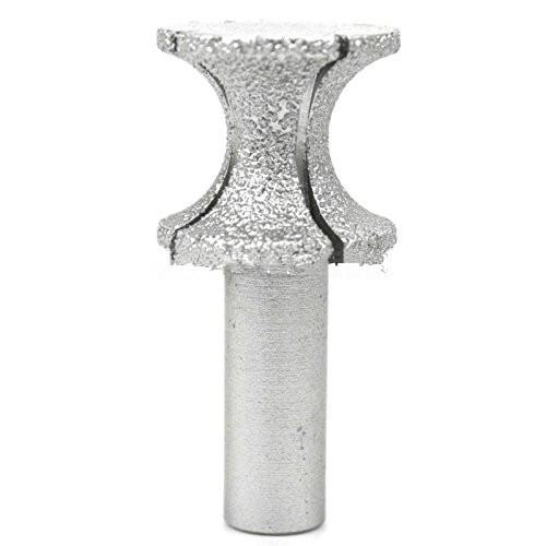 28mm Diamond Profile Wheel Concave Cylinder Electric Router Bit For Marble Granite