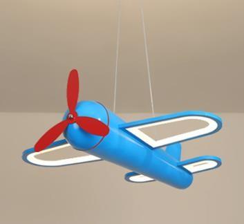 Children's Led Pendant Lamp Airplane Nordic Hanging kids room decoration boys(WH-MA-151)