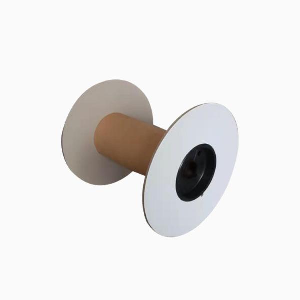 Custom Eco-Friendly Kraft Paper Wire Spool with Anti-Curl and UV Coating for Consumer Electronics