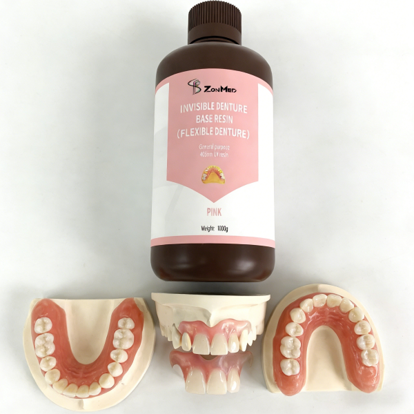 High Flexibility Flexible Partial Denture Resin Combined with Bending Strength 34 Mpa Ensuring Strong Dental Performance