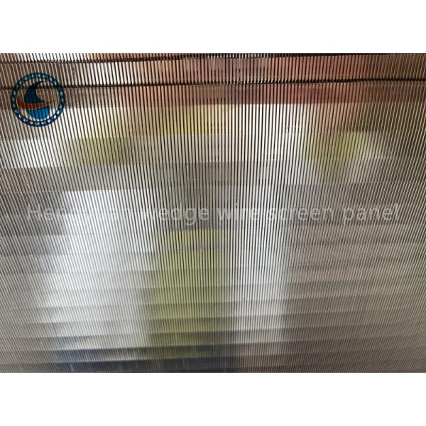 Ss 316l 1.0mm Slot Wedge Wire Screen Panels Support Grid For Carbon Filters