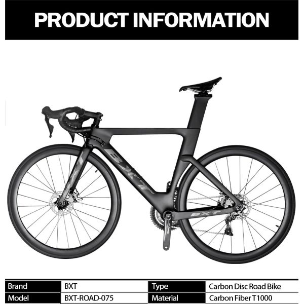 Shimano 11-скоростной шоссейный велосипед 700C Полностью углеродный дисковый тормоз