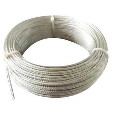 Cable d'avion galvanisé en acier inoxydable 1/6' 1/4 5/16 3/8 7x7 7x19