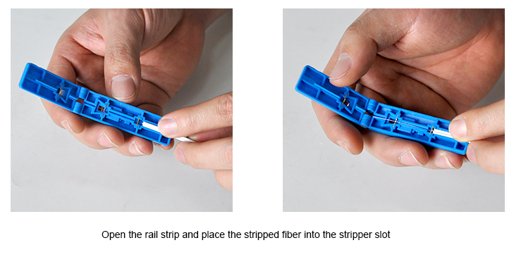 FTTH Fiber Optic Cable Fixed Length Stripping Device FTTH Drop Cable Stripper