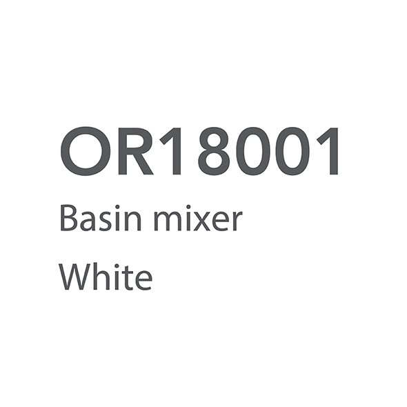 White Hot And Cold Kitchen Tap 175.3mm Modern Sink Faucet Fingerprint Resistant Orin OR18001