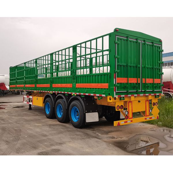 30T-100T Flatbed Car Trailer Equipment Cargo Transportation