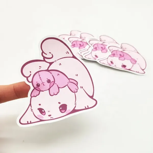 Logo Printing Custom Adhesive Die Cut Stickers Waterproof Vinyl Sticker