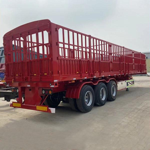 Multi Purpose Fence Guard Semi Trailer For Coal And Vegetable Transport
