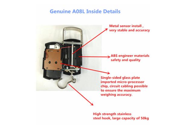 High Precision Travel Bag Weight Scale , Blue Backlit Hand Luggage Scale