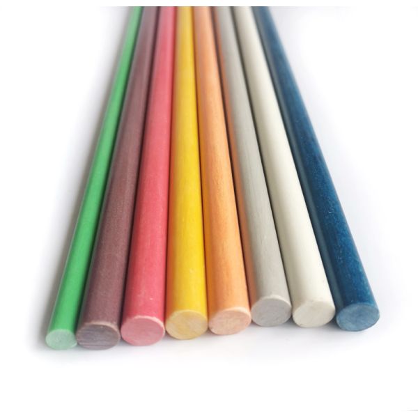 6.9mm 7.9mm 8.5mm 9.5mm Diameters Flexible Plastic Sticks Fiberglass Plant Support Sticks