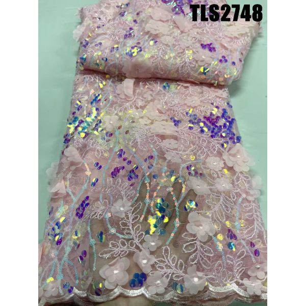 2023 Supoo Finest Quality  3d Floral French Lace Fabric Net Fabric for Women Bridal Lace Fabric and Wedding Material