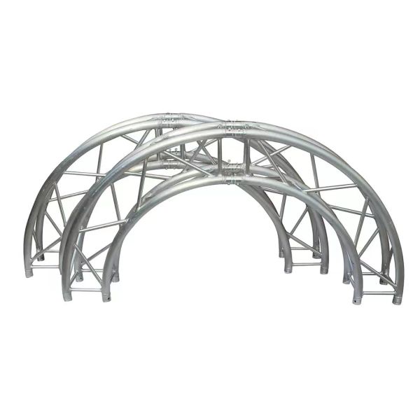 Armazón curvo de techo de aleación de aluminio, Armazón circular de iluminación para conciertos de música