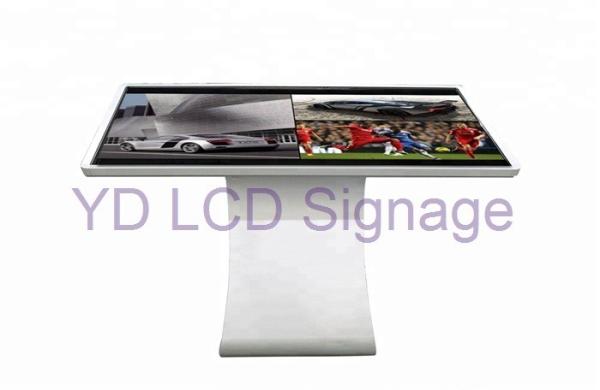 Interactive LCD Touch Screen Information Kiosk Floor Standing Installation