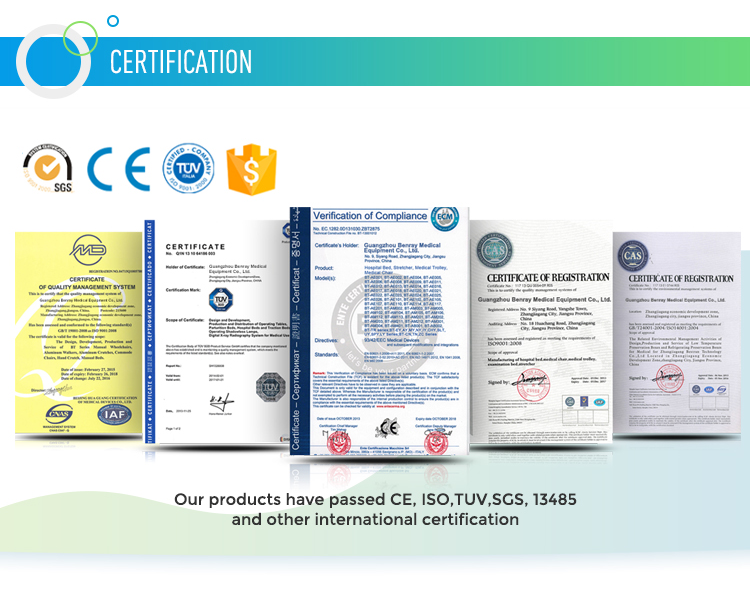 Medical Wheels Cart High Quality ABS Hospital Trolley for Sale Multi-functions Transfer Good Price Patient Record Trolley