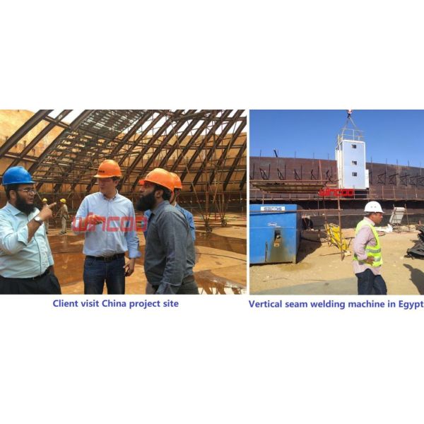 Сварное оборудование для больших резервуаров для хранения нефти