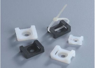 PA Saddle Type Cable Tie Holder Power Cable Accessories White / Black Color