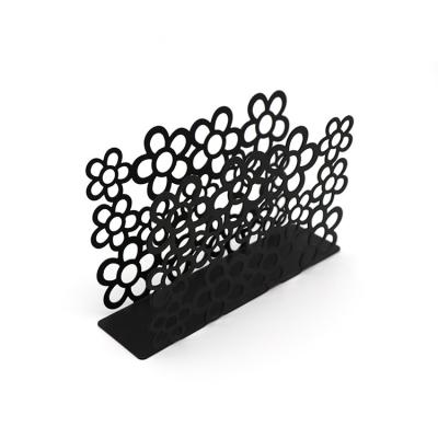 OEM/ODM simples do estilo do suporte retangular do guardanapo de jantar com teste padrão de flor