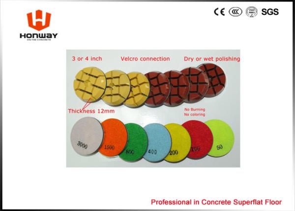 Residential Terrazzo Diamond Polishing Pads For Floor Restoration And Renovation