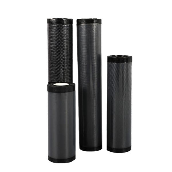 Precut Heat Black Vacuum Seal Roll Embossed Vacuum Sealer Rolls
