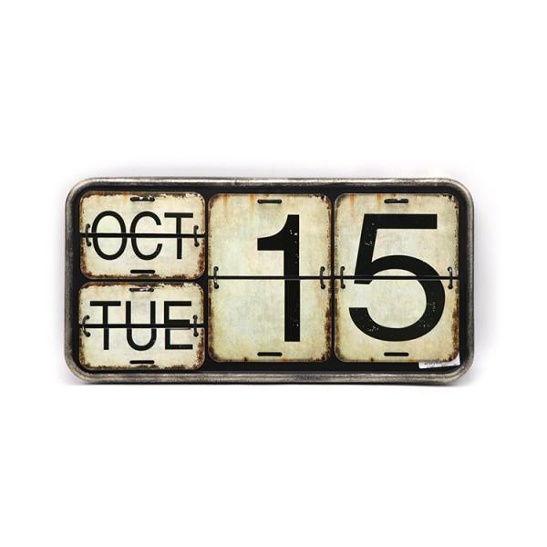 Shabby Chic Modern Custom Metal House Number Signs , Decorative Metal Signs Plaques