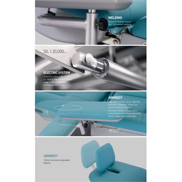 Электрический диализ предводительствует стул чертежа крови для хирургий гемодиализа