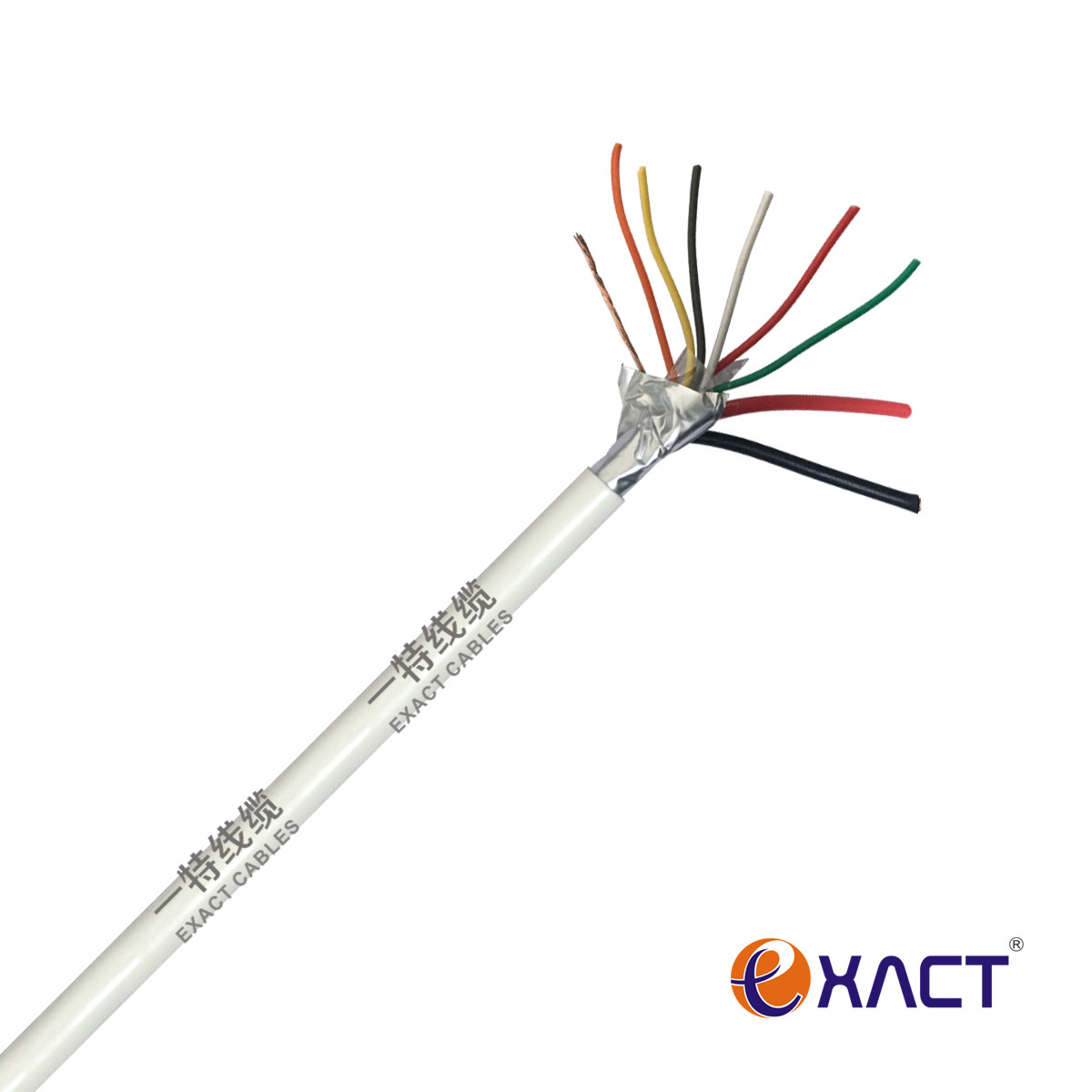 Композитный кабель сигнализации без экрана CCA 6x0.22 мм2 2x0.5 мм2 от Exact Cables