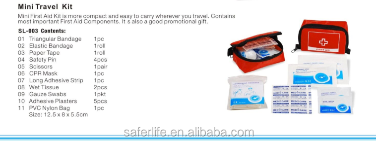 mini first aid kit waterproof compact small medical kit for hiking travel