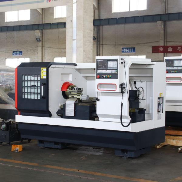 The CK6150 Flat Bed CNC Lathe Machine Handles 500mm Swing Diameter with 7.5kW Spindle for High-Speed Precision Turning