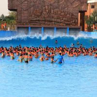 Waterfun Big Surfing Tsunami Ocean Water Wave Pool with Waves Park Vacuum 3 meters high